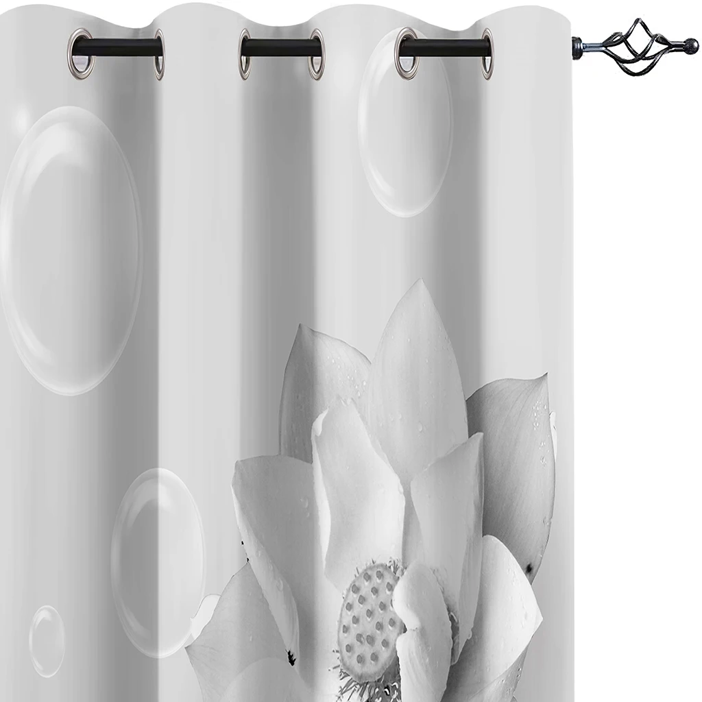 Роскошные плотные 3D оконные шторы для гостиной серые занавеска с принтом