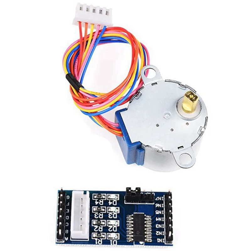 

5 Sets of ULN2003 Driver Board Module + 28BYJ-48 5V 4 Phase Reduction Gear Stepper Motor for Arduino DIY Kit