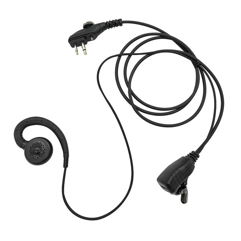 Earpiece Surveillance Ear Piece Walkie Talkie Radio Headset with PTT Microphone for HYTERA HYT BD502 BD502i PD502 PD562 TC-508 T
