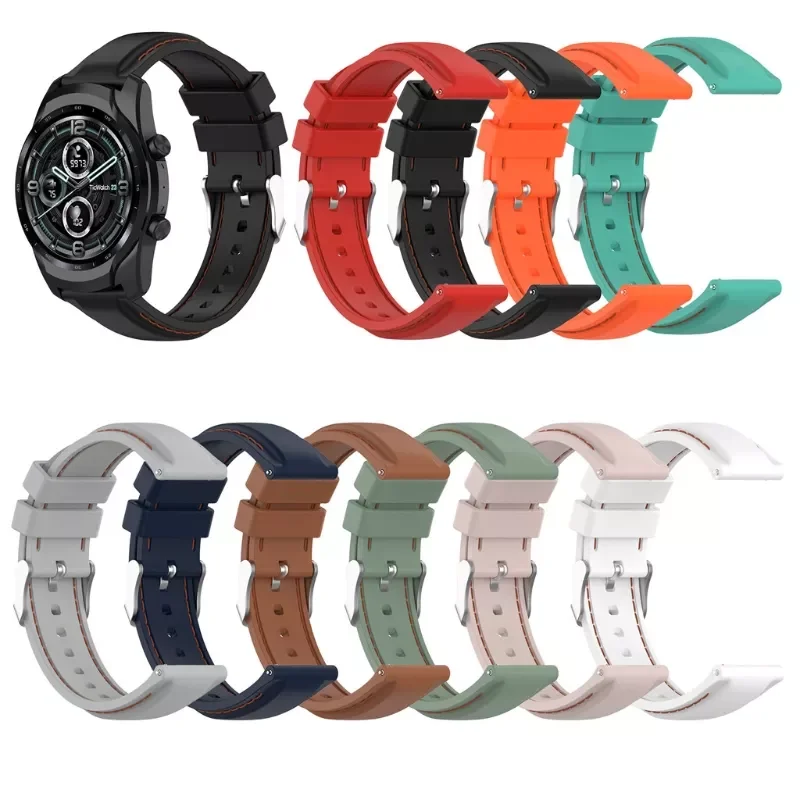 

Спортивный силиконовый ремешок для TicWatch-Pro X/Pro 3 Smart Watch X6HB