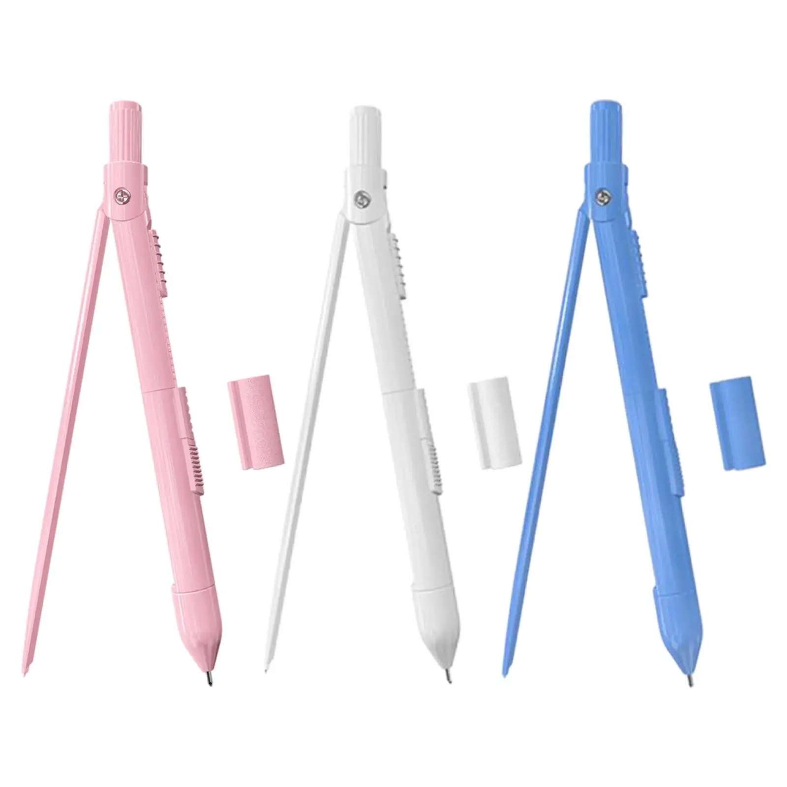 

Professional Compass Mechanical Pencil with Refill Educational Stationery Supplies Drafting Math Painting 0.7mm for Students