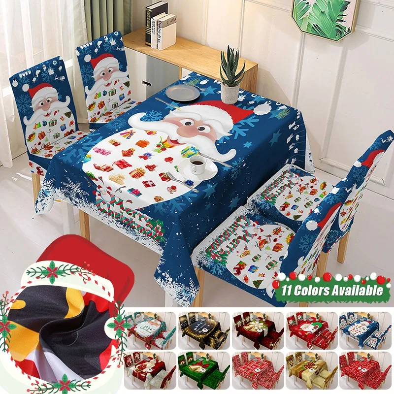 

Christmas Table Cloth Rectangle Table Plaid Printed Tablecloth Kitchen Table Cover For Christmas,Dinner Party Decorations