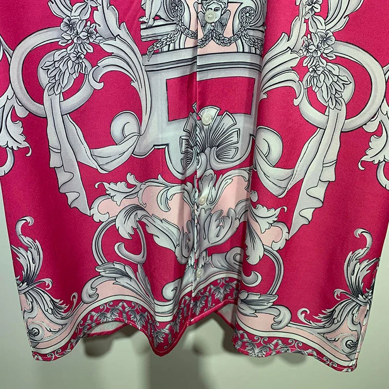 Винтажная контрастная рубашка роскошная дизайнерская для мужчин индивидуальная