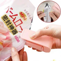 mini food bag sealing machine easy heal seal tools suitable for unfinished snack candy packaging bags kitchen home gadgets