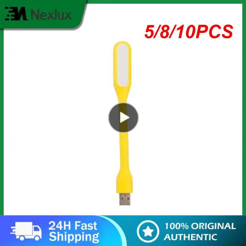 

5/8/10PCS Eye Protect Light Foldable Mini Laptop Lamp For Power Bank Pc Notebook Laptop Portable Light Lamp Hot Wholesale