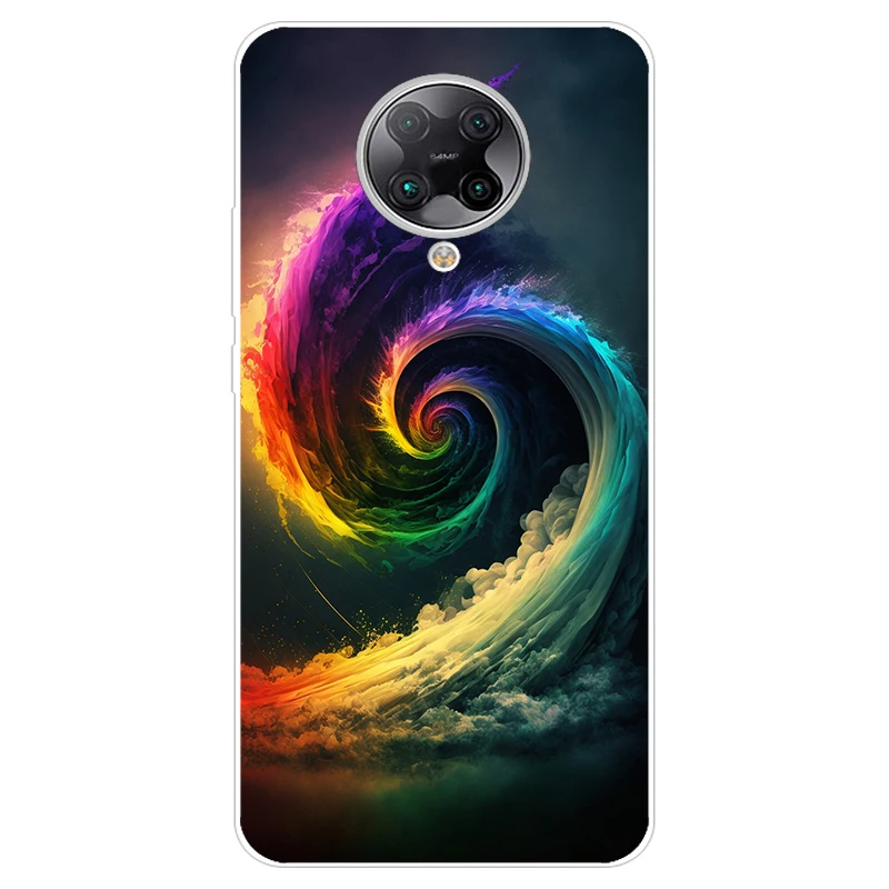 Чехол для Xiaomi Poco F2 Pro милый силиконовый чехол мягкие тонкие ТПУ чехлы Xiaom F2Pro