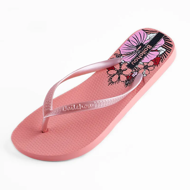 Women Slippers Beach Summer Flip Flops Fashion Designer Ladies Purple Home Female Slides Flats outdoor shoes