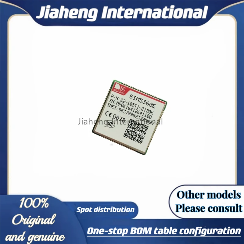 

SIM5360E package: SMD,31x31mm 2G/3G/4G/5G module 100% new original