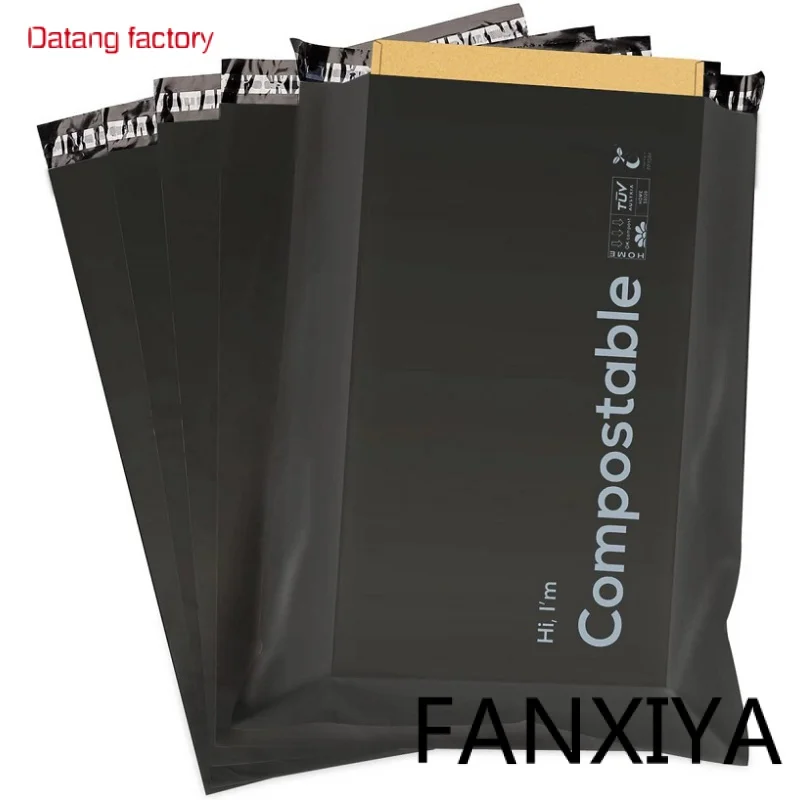 

Custom Black Self Sealing Poly Courier Mailing Mailer Packing Shipping Bags for Biodegradable Clothing Logistics Packaging