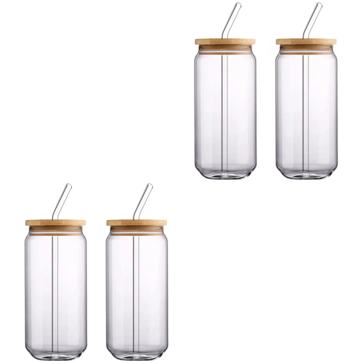 

Cup Glasses Glass Drinking Cups Canwater Coffee Champagne Lid Jar Beerbeverage Clear Tumbler Mouth Tea Ice Tall Wood Bottles