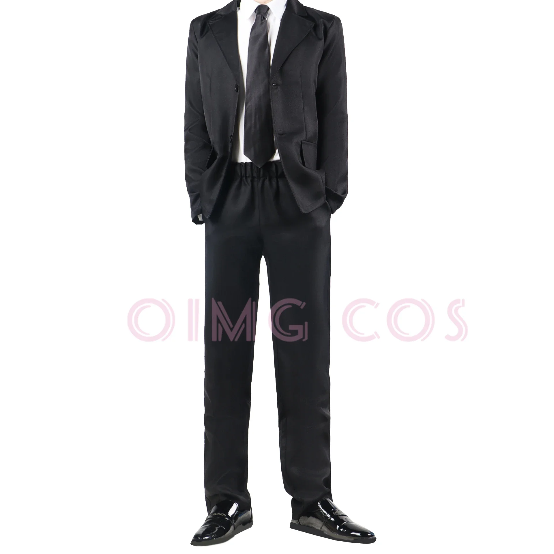 Бензопила человек демон Hunter костюмы для косплея рубашка галстук короткий парик