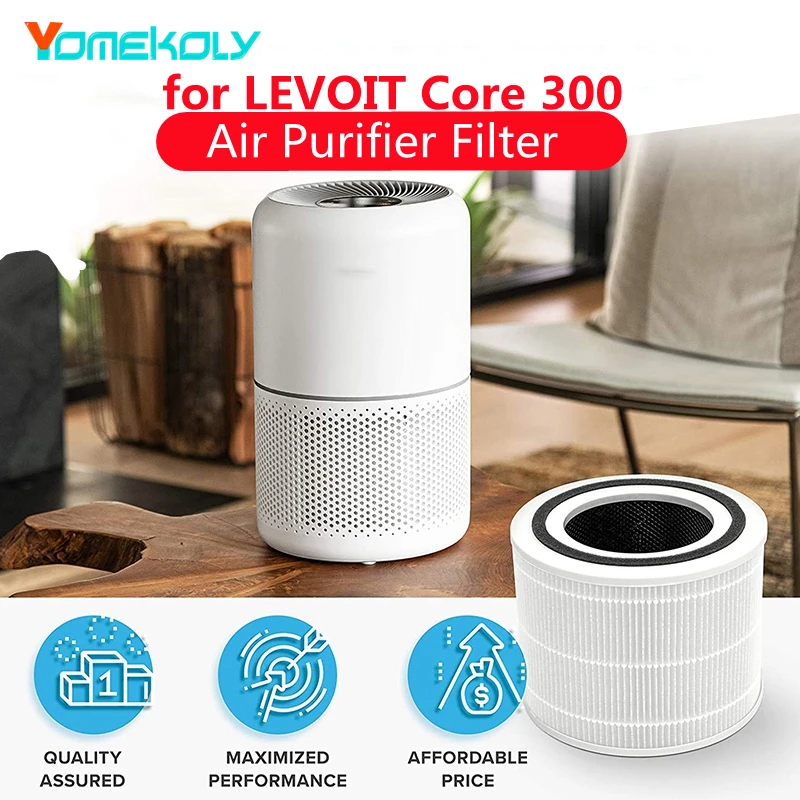 

Сердечник 300, сменные воздушные фильтры True HEPA, для очистителей воздуха LEVOIT Core 300, сердечник 300-RF, 1 упаковка