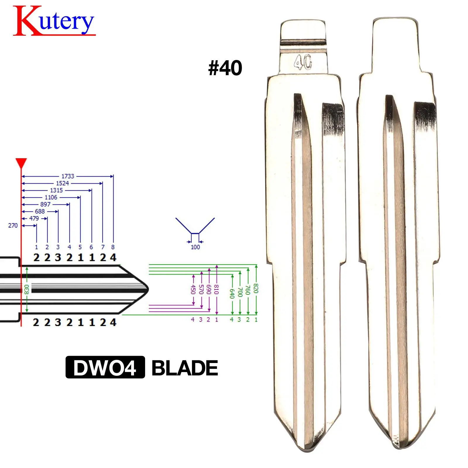 

Сменный смарт-пульт дистанционного управления jingyuqin DWO4R/DWO4/HU46/YM28, откидной лезвие для автомобильного ключа для Opel для Chevrolet, пустое лезвие для необрезанного ключа
