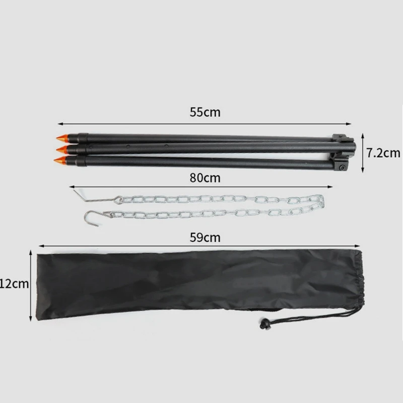 Штатив для кемпинга подвесной котелок посуда пикника гриль складной штатив