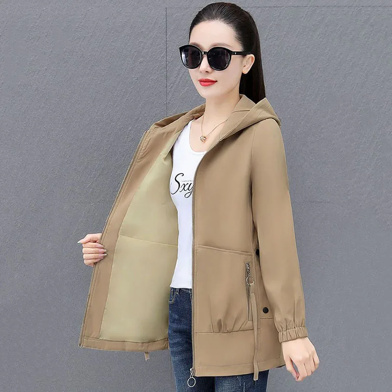 Корейский высококлассный Новинка 2024 весна-осень тренчкот Женская Повседневная