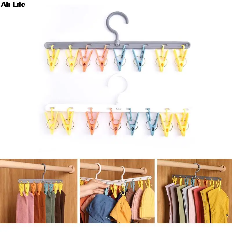 

Hats Storage Rack Hanging Hat Clip Hat Rack Storage Socks Organizer Towel Rack