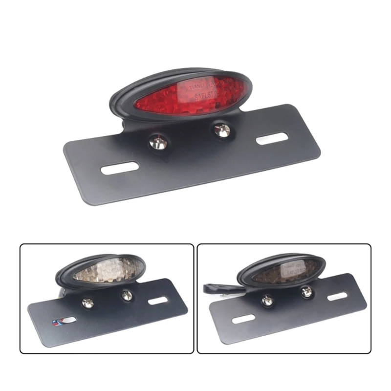 

Universal DC12V LED Brake Stop Tail Light Signal Indicators Motorcycle Motorbike Bike Rear Brake Light License Plate Light
