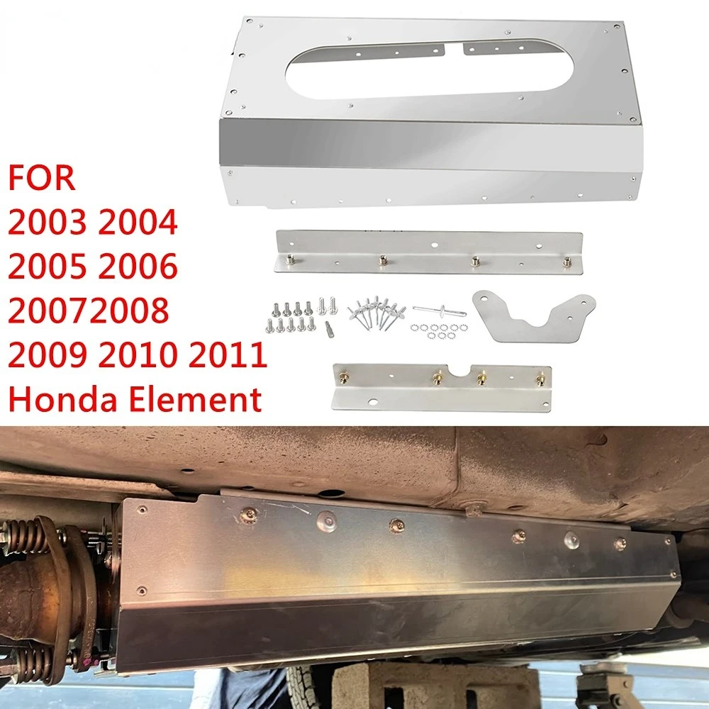 

For 2003-2011 Honda Element Catalytic Converter Protection Shield Defender Aluminum Car Accessories Silver High Quality