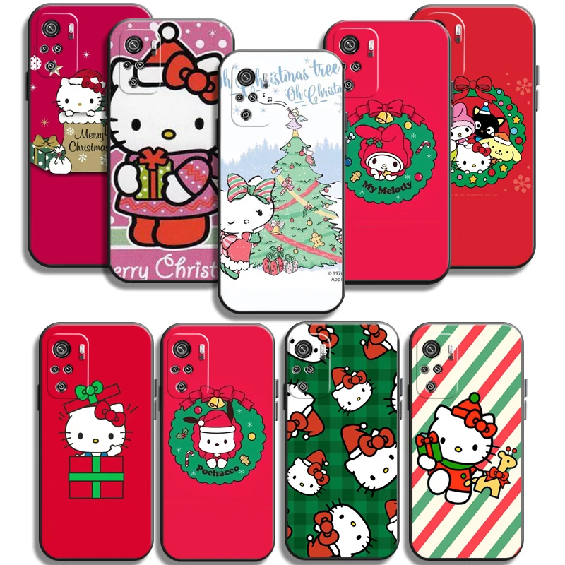 

Hello Kitty Christmas Phone Cases For Xiaomi Redmi Note 8 Pro 8T 8 2021 8 7 7 Pro 8 8A 8 Pro Cases Coque Soft TPU
