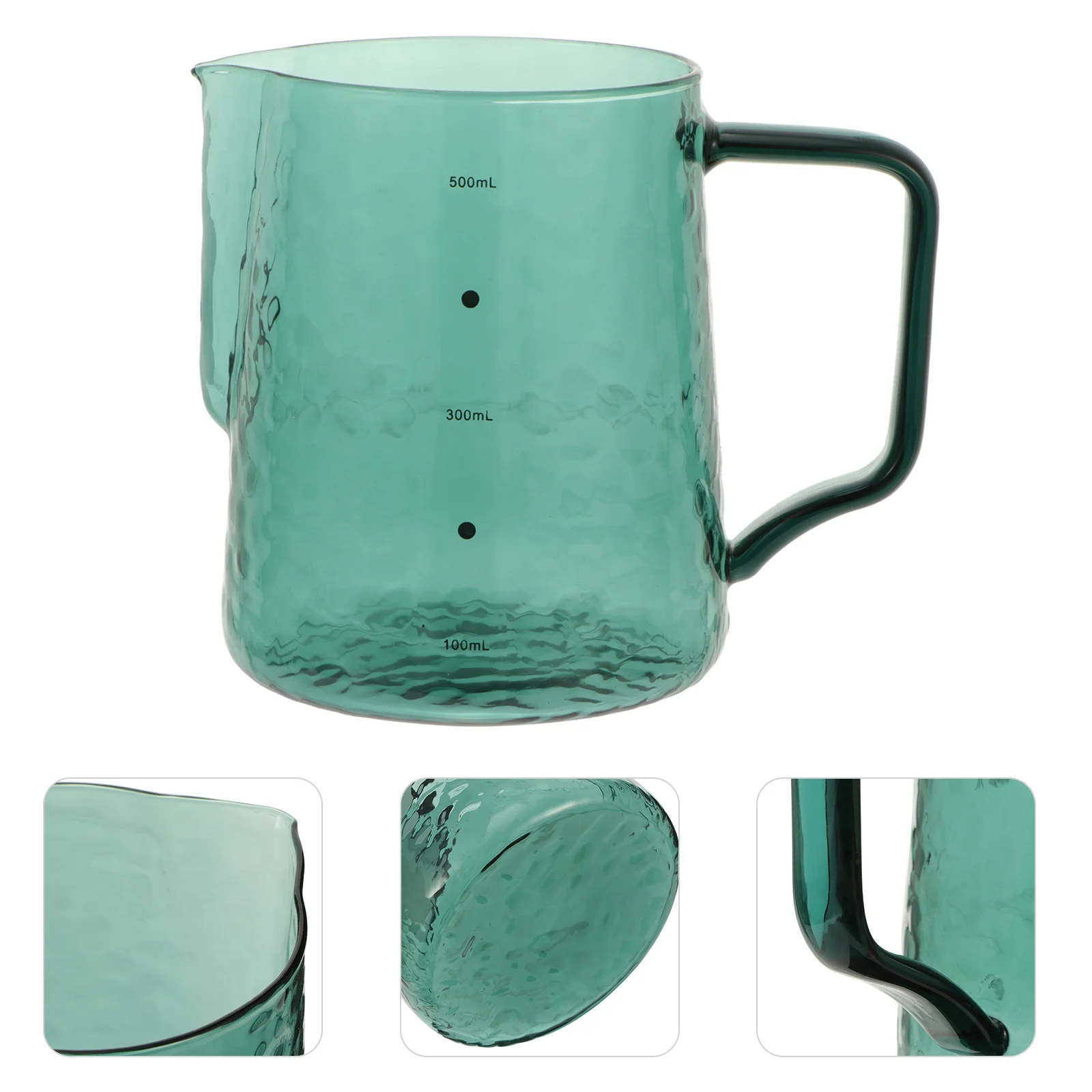 

Measuring Mug Liquid Measuring Beaker Clear Espresso Mugs Measuring Jug Espresso K Cups Pot Container Glass Creamer Pitcher