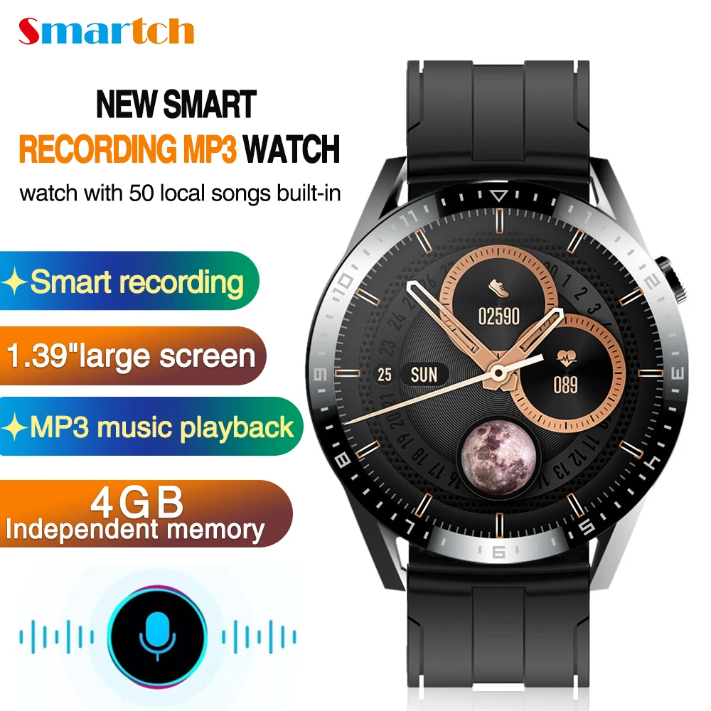 Intelligent Recording Bt Call Smartwatch Men