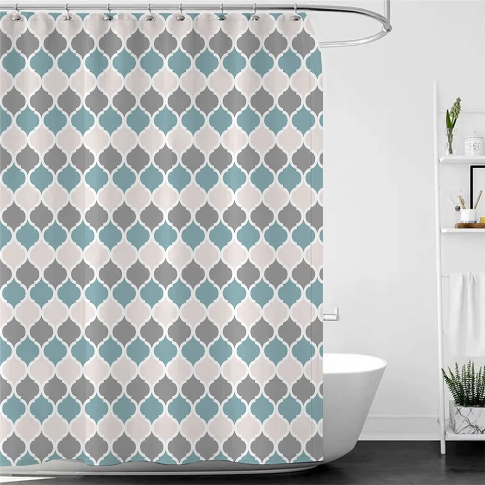

Waterproof Shower Curtain Mildew Proof Thicken Bathroom Shower Curtains Room Bathtub Partition Curtain With Hooks Home Decor