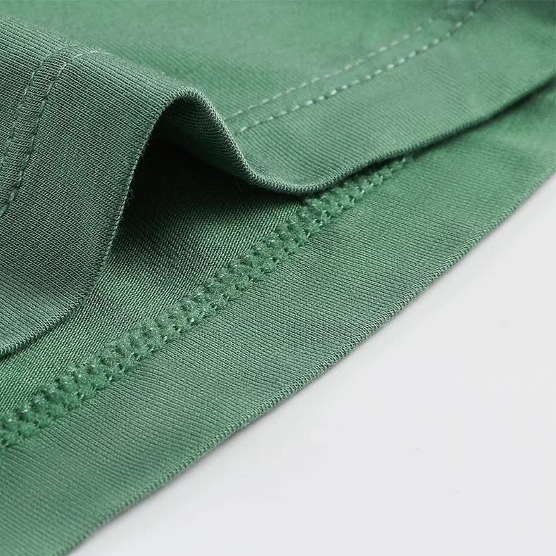 Men's underwear bamboo fiber morandi color breathable stretch men's underwear long boxer