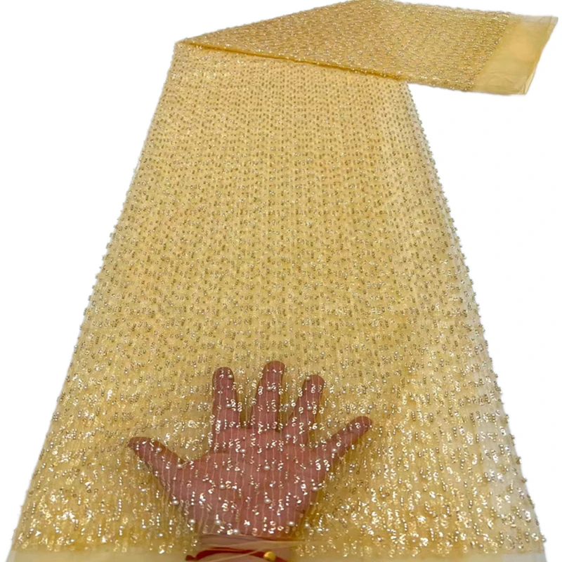 

Африканская кружевная ткань с блестками, нигерийский тюль, кружевная ткань с блестками 2022, Высококачественная вышитая сетчатая кружевная ткань