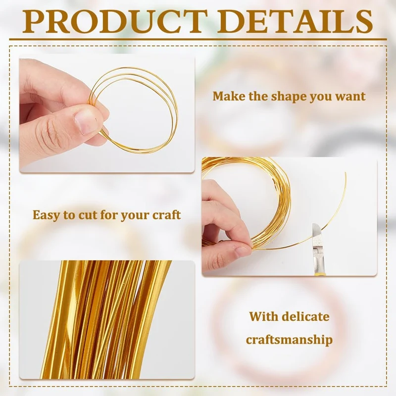 196 футов 6 цветов плоская алюминиевая проволока цветная 0 5X1 мм для изготовления