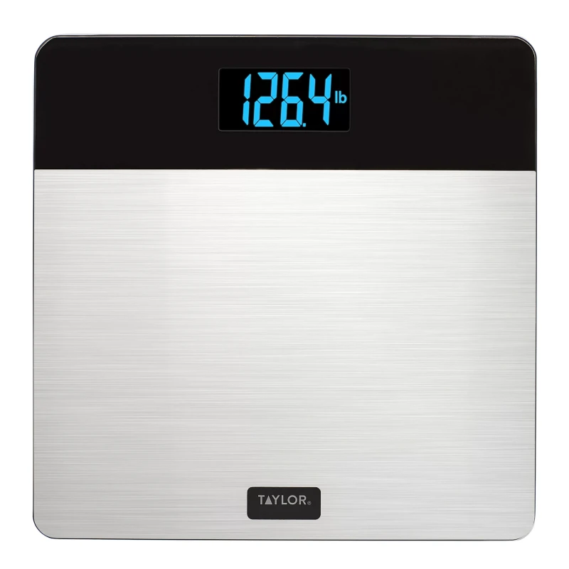 

Brushed Stainless Steel Scale with 400 lb Capacity