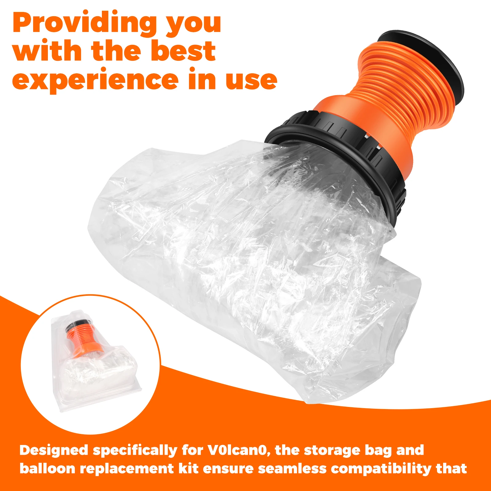 Фото Набор из 6 износостойких пакетов для воздушных шаров Volcano Digit Classic Easy Valve Hybrid Heating Air Bag, сменный комплект №4