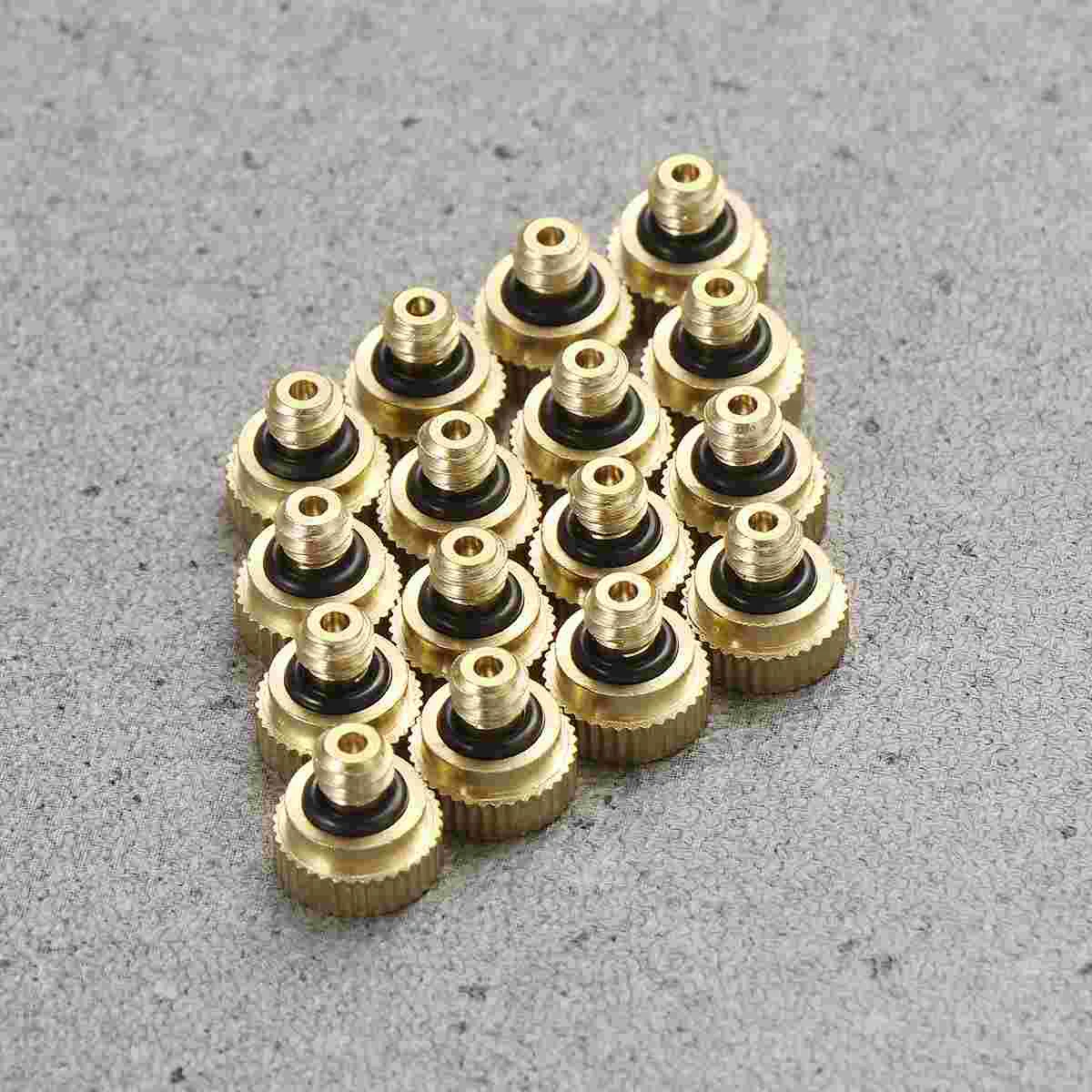 BESTOMZ 16 шт. запотевающие сопла латунные низкого давления для наружной системы