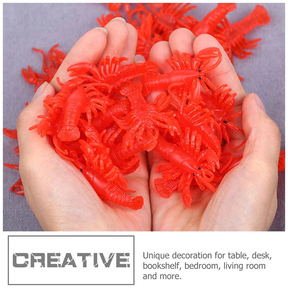 Износостойкие поддельные игрушки-крабы с имитацией раков и омара для детей