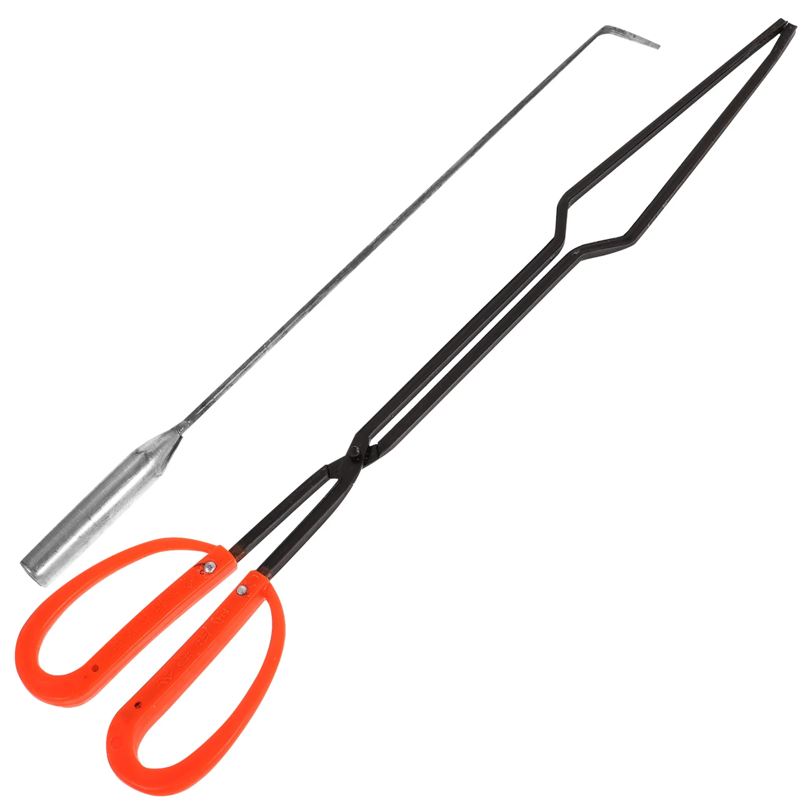 

Outdoor Stove Heavy-duty Charcoal Tong Cleaning Picker Lengthen Firewood Clip BBQ Briquettes Hook Durable Grabber