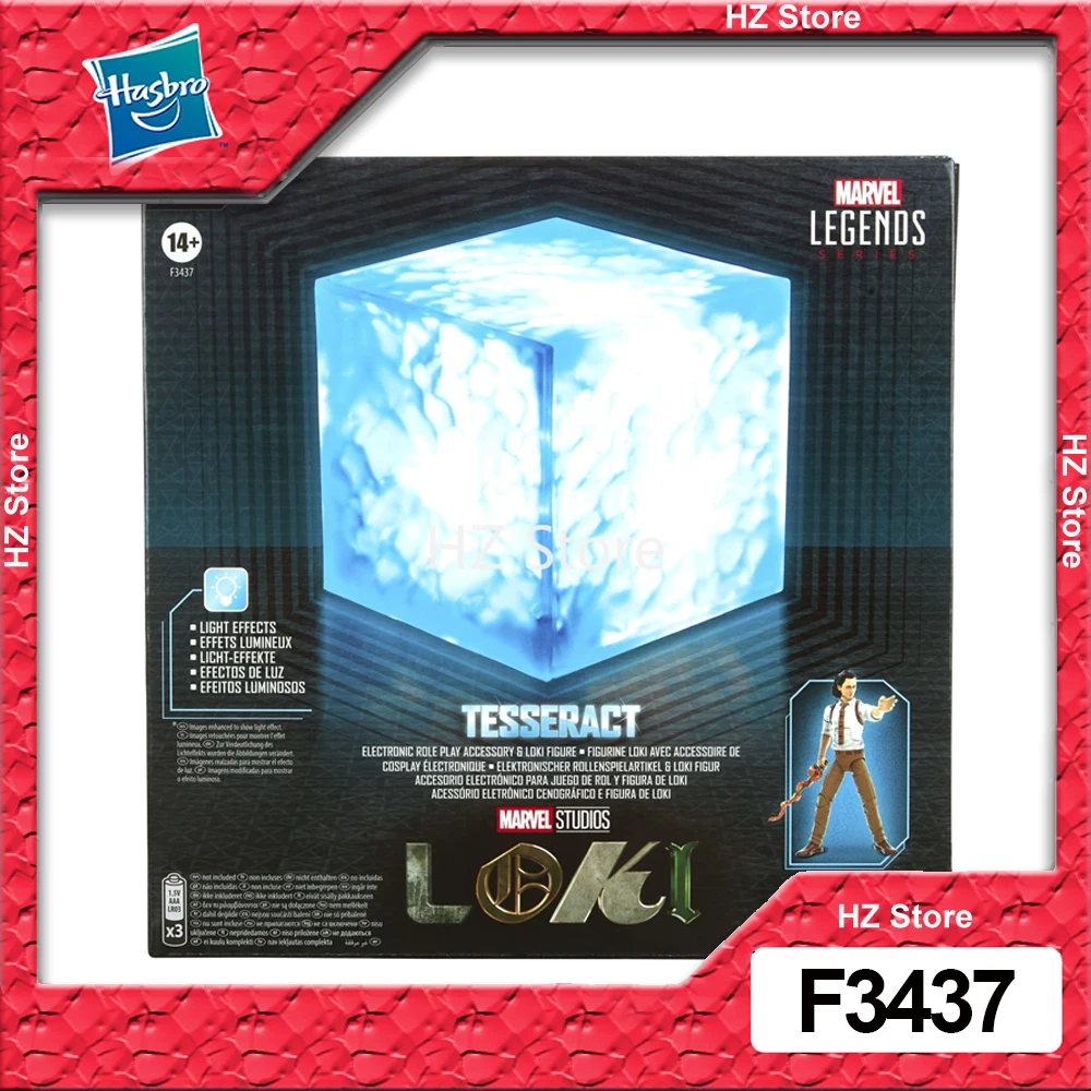 

Hasbro Avengers Marvel Legends Series Loki Figure Tesseract Electronic Role Play Accessory with Light FX 6inch Toys F3437
