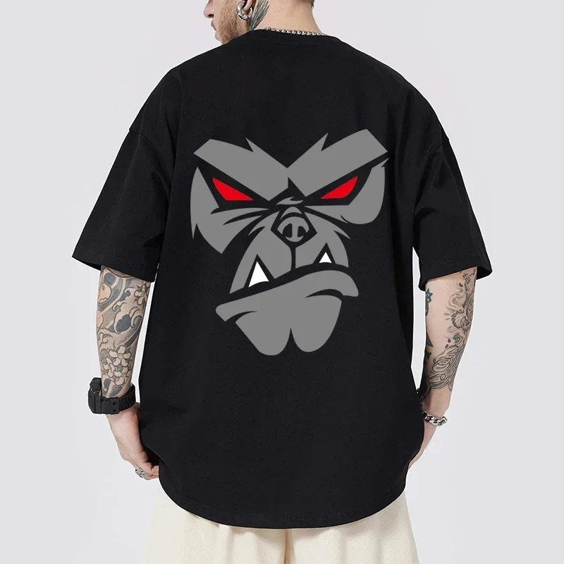 Интересный роман с принтом орангутана уличная одежда в стиле хип-хоп летние