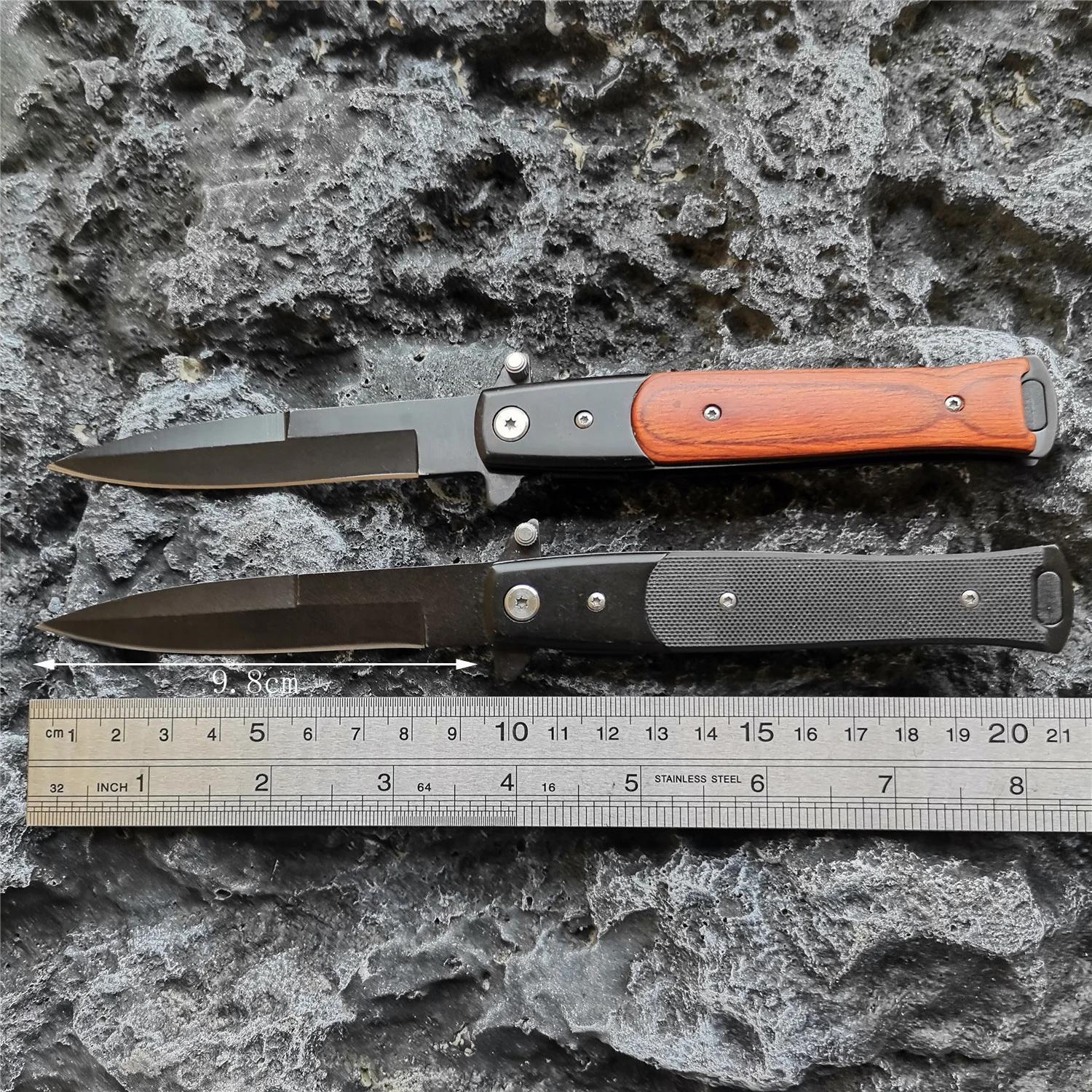 Новый деревянный портативный складной нож G10 карманный Учебный из нержавеющей