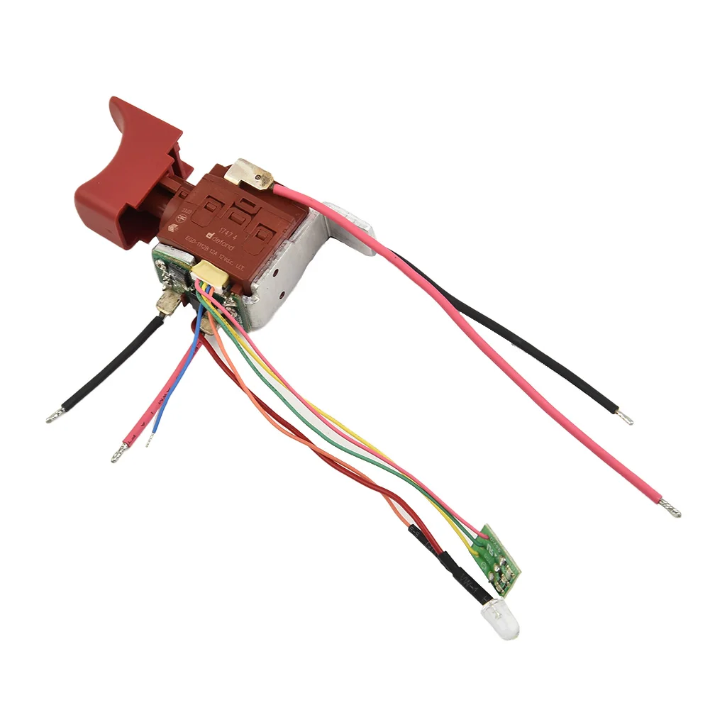 Пылезащитный переключатель управления скоростью электродрели для Defond, электроинструмент, отвертка, переключатель скорости EGD-1112B 12 В постоянного тока, 12 А