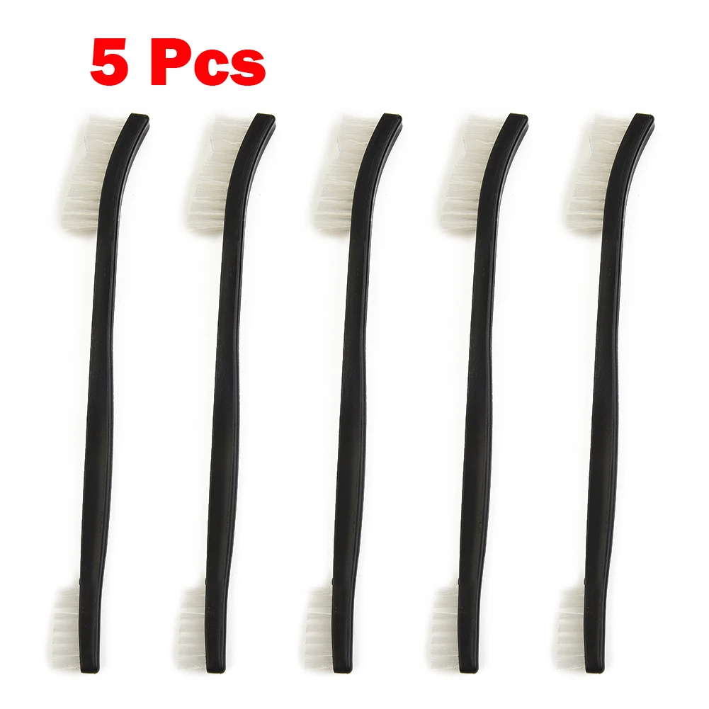 

5Pcs/Set Double Head Wire Brush Set Nylon Head Polishing Brushes For Steel Brass Metal Rust Remover Tools Cleaning Equipment
