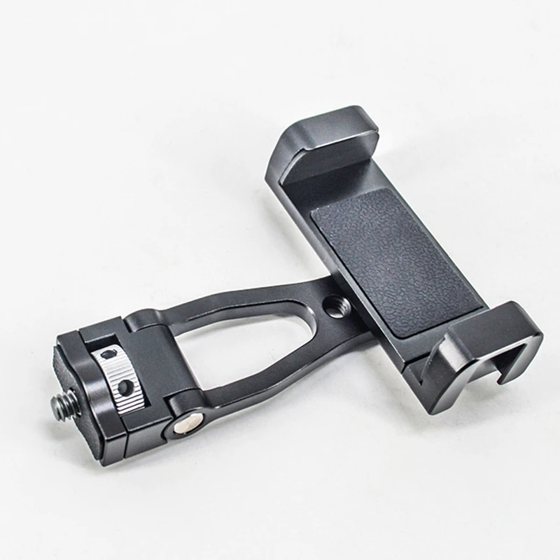 

Multi-Function Double Cold Shoe Mobile Phone Clip 360° Expansion Horizontal And Vertical Clip