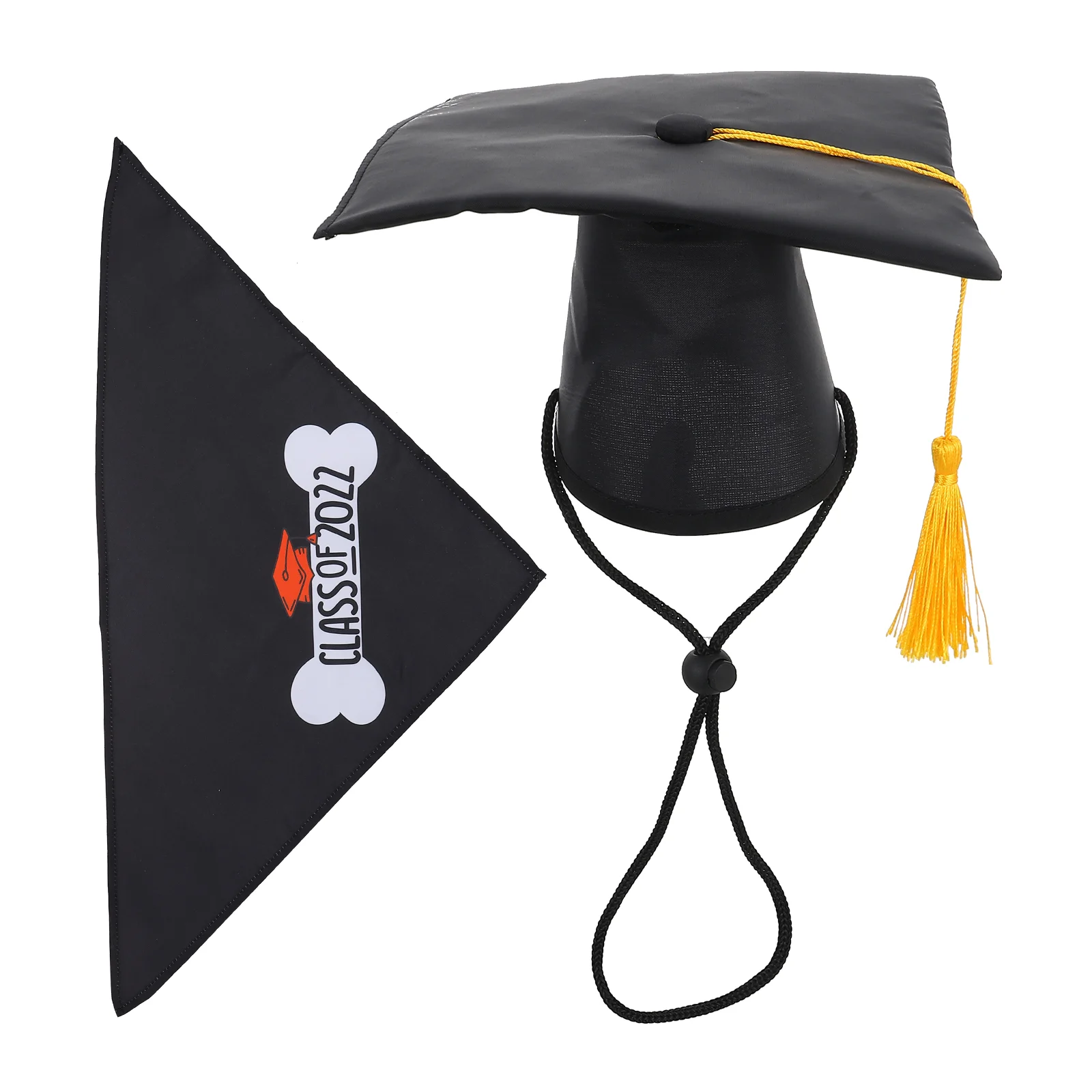 

1Set Graduation Pet Costume Set with Pet Graduation and Graduation Bandana