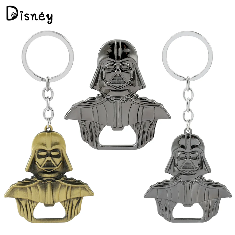

Disney Star Wars Keychain Darth Vader Vintage Metal Beer Bottle Opener Pendant Keyring for Men Key Holder Decoration Accessories