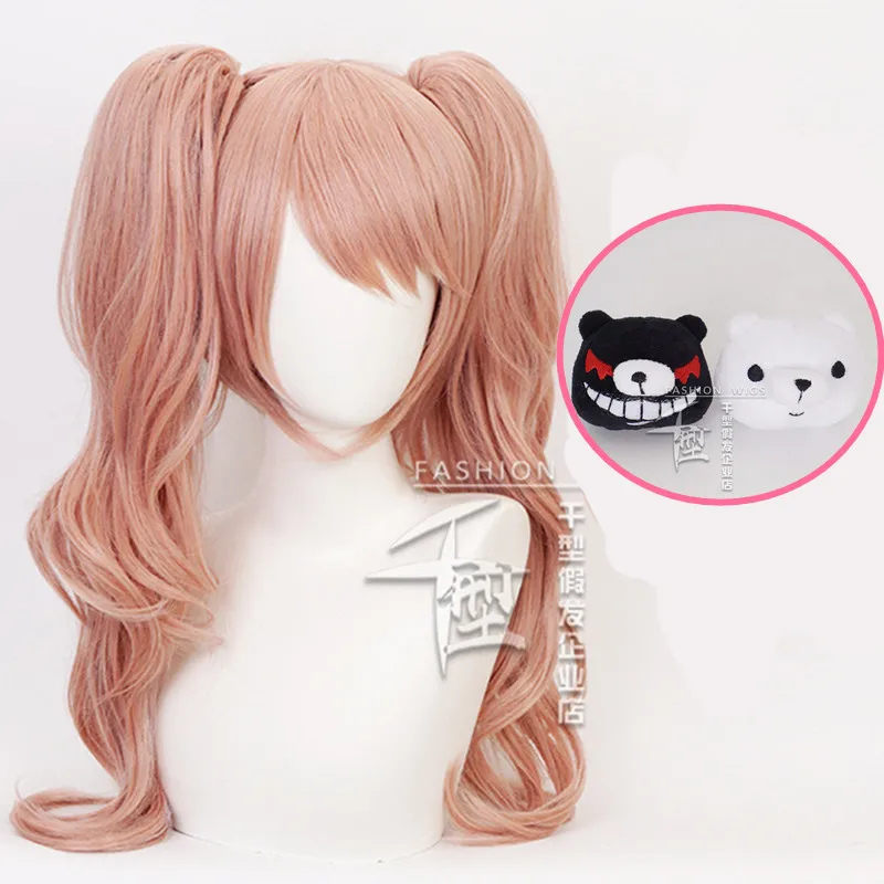 Парик для косплея из аниме данганронпа термостойкий длинный волнистый парик