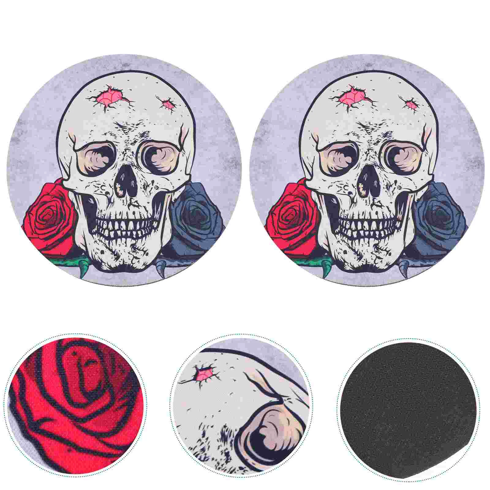 

Mouse Pad Pads Gaming Mat Round Keyboard Printing Girls Skulls Cute Large Small Computer Personalized Custom Gamepads Pc Rubber