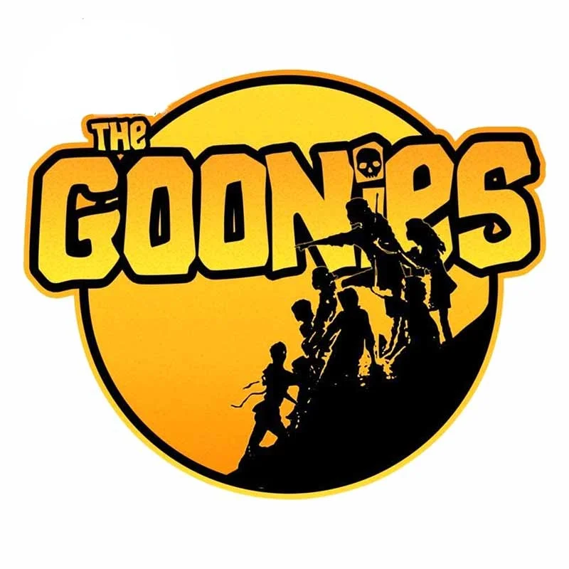 

Trading The Goonies Car Stickers Personality Scratch-proof Custom Printing Bumper Truck DIY VAN Decal Waterproof Decor13x10.7cm