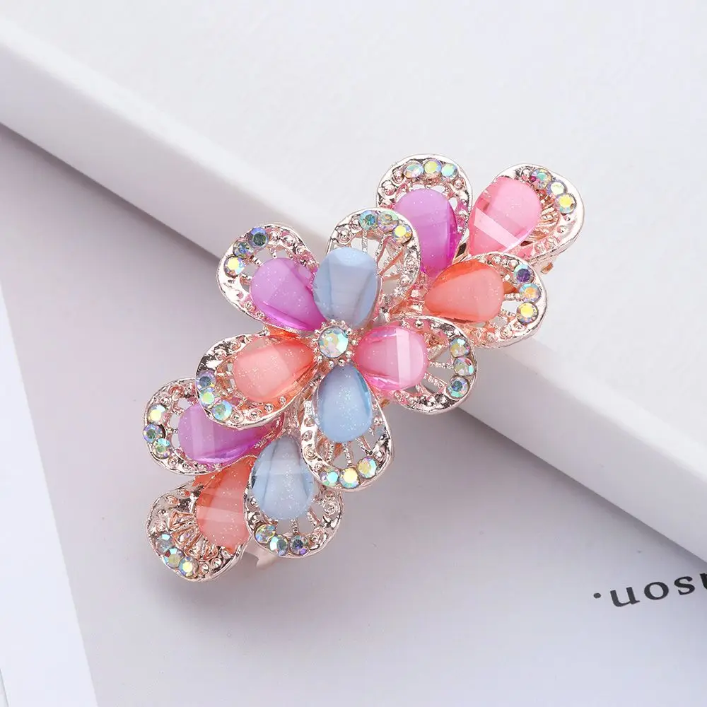 Hairgrip Butterfly Peacock Rhinestone Hairpins Flower Hair Clip Ponytail Holder Horsetail Headwear Crystal Barrettes |