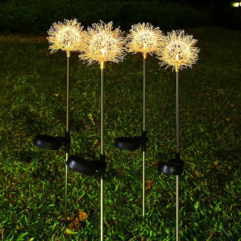 

Solar Aluminum wire Dandelion Plug Into The Ground