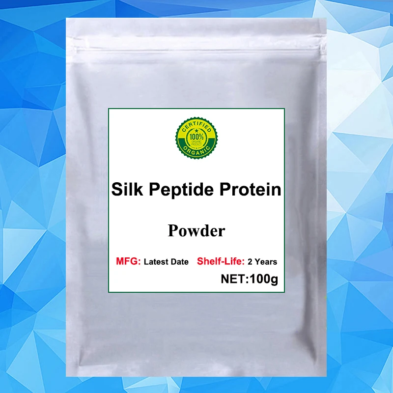 

Silk Peptide Protein Powder,Protein Fiborn Peptide,Silk Peptide Powder,Cosmetic Raw Skin Whitening,Brighten,Nourishes Skin