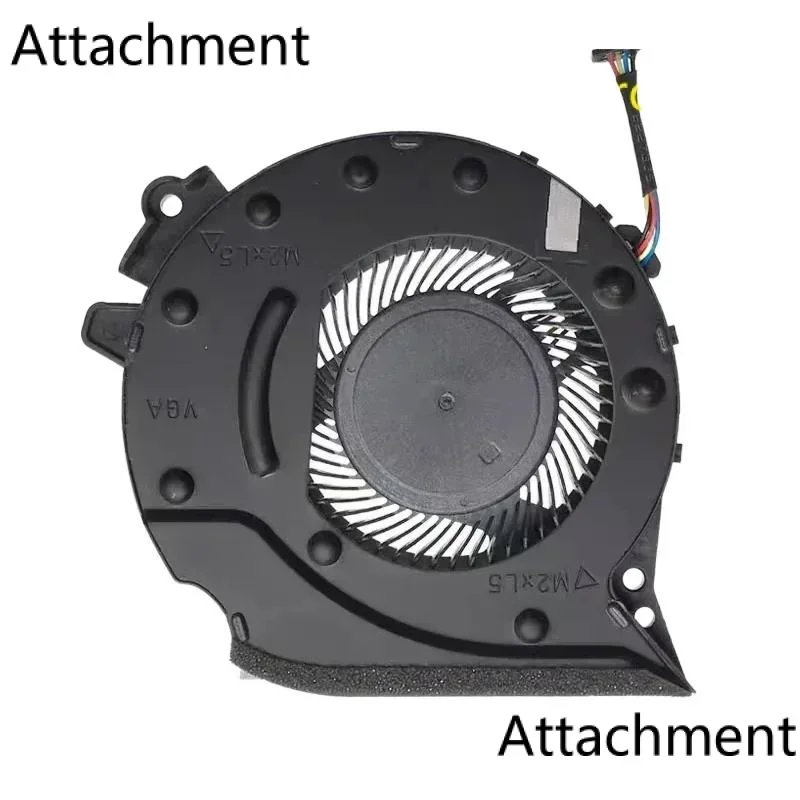 Вентилятор охлаждения процессора и графического ноутбука для HP Pavilion 15-CX CX0049NR CX0071