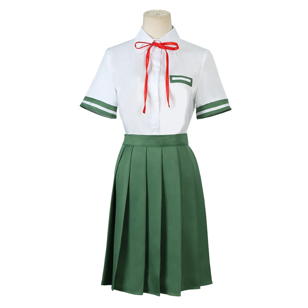 

Anime Suzume Iwato Cosplay Women Costume Top Skirt Dress School Uniform Fantasia Halloween Carnival Party Disguise Clothes